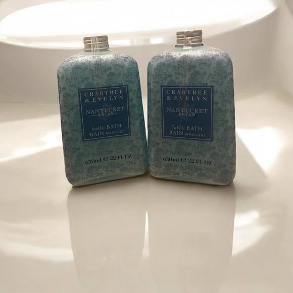 Crabtree & Evelyn Nantucket Briar Bubble Bath 2-Pack • 22 oz Each • New & Sealed - Picture 1 of 1